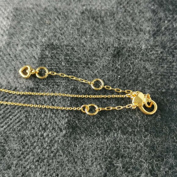 Authentic Kate Spade Sunny Halo Gold Pearl Pendant Necklace - Picture 3 of 3